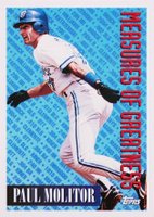 1994 Topps #609 Paul Molitor Baseball Card
