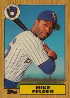 1987 Topps Tiffany #352 Mike Felder Baseball Card