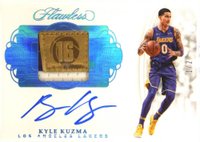 2017 Panini Flawless Championship Tags Autographs #KK Kyle Kuzma Basketball Card