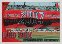 2010 Topps #288 Red Sox Franchise History Baseball Card