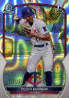 2023 Bowman Chrome Prospects #BCP86 Yilber Herrera Lava Refractor Baseball Card
