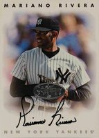 1996 Leaf Signature Autographs # Mariano Rivera Silver Baseball Card