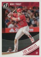 2018 Panini Donruss  #155 Mike Trout Baseball Card