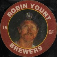 1992 7-11 Slurpee Superstar Action Coins #17 Robin Yount Baseball Card