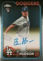 2024 Topps Chrome Rookie Autographs #RABHU Bryan Hudson Baseball Card