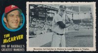 1971 Topps Greatest Moments #25 Tim McCarver Baseball Card