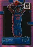 2022 Panini Donruss Optic #241 Jaden Ivey Hyper Pink Basketball Card