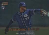 2019 Stadium Club Chrome #SCC80 Fernando Tatis Jr. Orange Refractor Baseball Card