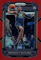 2022 Panini Prizm #254 Bennedict Mathurin Red Prizm Basketball Card