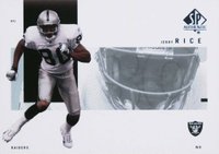 2001 SP Authentic #67 Jerry Rice Football Card
