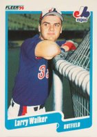 1990 Fleer Canadian #363 Larry Walker Baseball Card