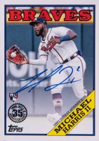 2023 Topps 1988 Topps Baseball Autographs #88BAMH Michael Harris II Baseball Card