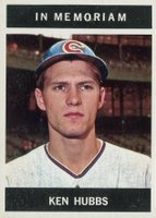 1964 Topps #550 Ken Hubbs In Memoriam Baseball Card