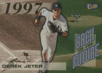 1998 Ultra Back To The Future #3 Derek Jeter Baseball Card