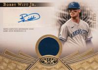 2023 Topps Tier One Autographed Relics #T1ARBW Bobby Witt Jr. Baseball Card