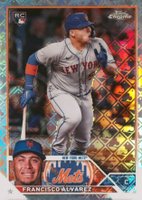 2023 Topps Chrome Logofractor Edition #203 Francisco Alvarez Baseball Card