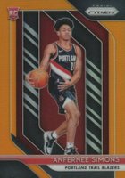 2018 Panini Prizm #61 Anfernee Simons Orange Prizm Basketball Card