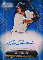 2022 Bowman Sterling Prospect Autographs #PASF Sal Frelick Blue Refractor Baseball Card