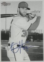 2018 Topps Heritage 1969 Topps Deckle Edge #7 Bryce Harper Baseball Card
