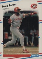1988 Fleer #243 Dave Parker Baseball Card