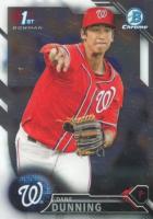2016 Bowman Draft  #BDC104 Dane Dunning Chrome Baseball Card