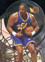 1995 Metal Maximum Metal #6 Karl Malone Basketball Card