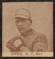 1909 Strip Card # Red Ames Baseball Card