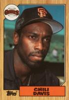 1987 Topps Tiffany #672 Chili Davis Baseball Card