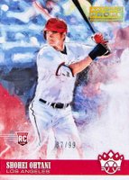 2018 Panini Diamond Kings #76 Shohei Ohtani Facing Left-Artist Proof Gold Baseball Card