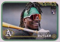 2024 Topps #676 Lawrence Butler Golden Mirror Baseball Card