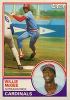 1983 O-Pee-Chee #49 Willie McGee Baseball Card