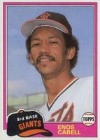 1981 Topps #746 Enos Cabell Traded Baseball Card