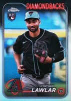 2024 Topps Chrome #229 Jordan Lawlar Variation Baseball Card
