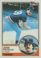 1983 Topps #166 John Pacella Baseball Card