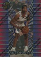 1996 Stadium Club Members Only 55 #54 Allen Iverson w/Coating Basketball Card