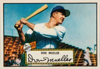 1952 Topps #52 Don Mueller Red Back Baseball Card