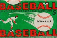 1954 Bowman #WP Wax Pack 5 Cent Baseball Card