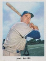 1955 Golden Stamps Brooklyn Dodgers # Duke Snider Baseball Card