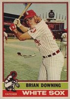 1976 Topps #23 Brian Downing Baseball Card