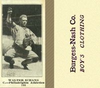 1916 Burgess-Nash Co. #155 Walter Schang Baseball Card