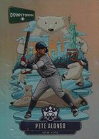 2020 Panini Diamond Kings Downtown #D17 Pete Alonso Baseball Card