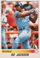 1990 Panini Stickers #84 Bo Jackson Baseball Card