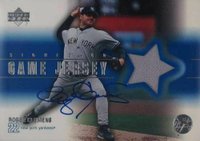 2001 Upper Deck Game Jersey #RC Roger Clemens Autographed Baseball Card