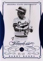 2016 Panini National Treasures Collegiate Flawless #1 Barry Bonds Sapphire Baseball Card