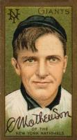 1911 Gold Borders #133 Christy Mathewson Baseball Card