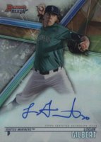 2018 Bowman's Best Best of 2018 Autographs #B18LG Logan Gilbert Refractor Baseball Card