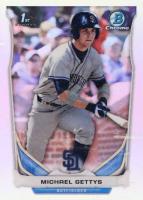 2014 Bowman Draft Picks #CDP49 Michael Gettys Chrome-Refractor Baseball Card