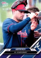 2024 Topps Now Road to Opening Day #OD154 Austin Riley Purple Baseball Card