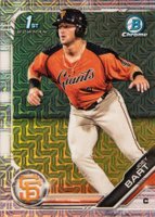 2019 Bowman Mega Box Chrome #50 Joey Bart Orange Jersey Baseball Card
