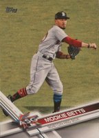 2017 Topps Update #US18 Mookie Betts Vertical Baseball Card